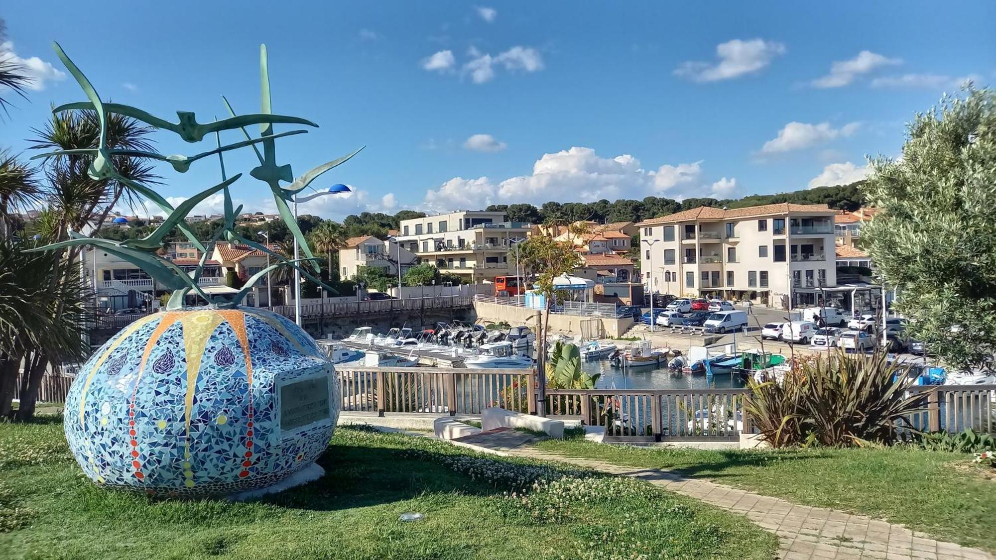Sausset-Les-Pins, T2 Vue Sur Mer, Plage A 200M Ruang foto